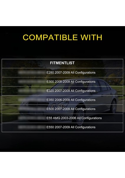 Mercedes-Benz W211 2003-2006 E200 E220 Için Araba Sis Farları Farlar (Yurt Dışından) indirimleri
