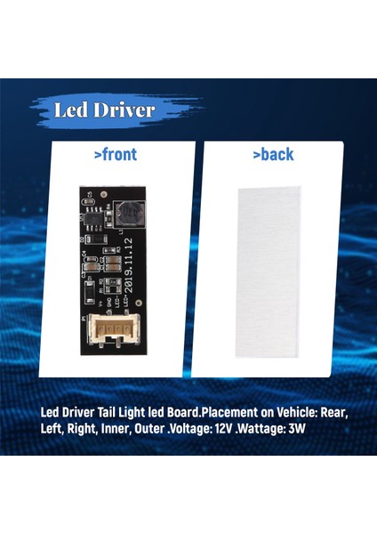 Arka LED Işık Onarım Değiştirme Kartı-Bmw X3 F25 2010-17 (Yurt Dışından)
