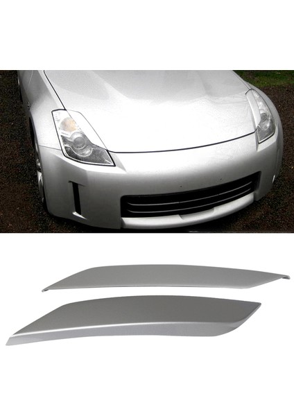 350Z 2 Kapı 03-08 Siyah Için 2 Adet Far Kaşları Kapak Etiketi (Yurt Dışından) fiyatları