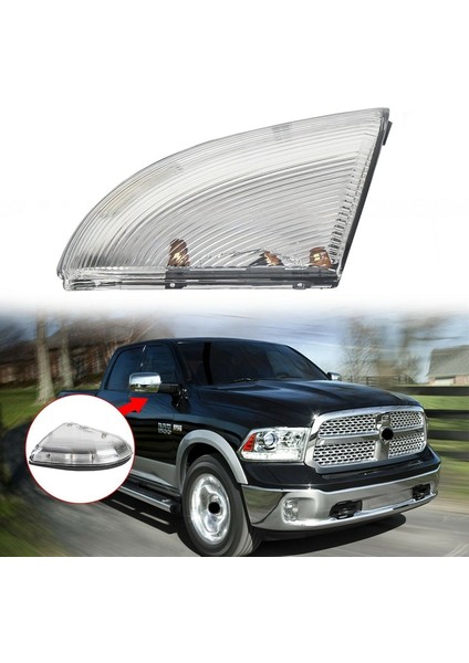 Araba Ön Sağ Yan Ayna 09-14 Dodge Ram Için Sinyal Işığı Açın (Yurt Dışından)