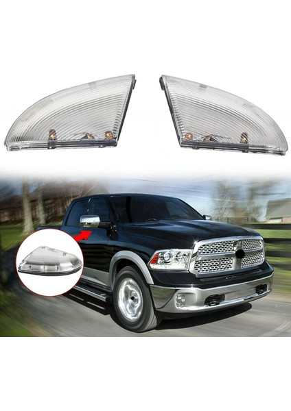 Araba Ön Sağ Yan Ayna 09-14 Dodge Ram Için Sinyal Işığı Açın (Yurt Dışından)