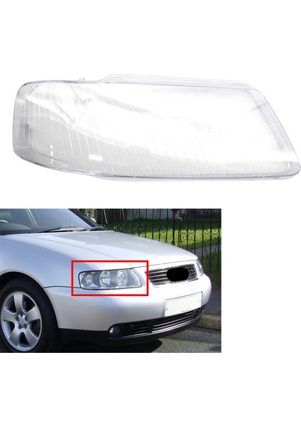 Audi A3 Için Sağ Araba Far Lens Kapağı Başkanı Işık Lambası Gölge (Yurt Dışından)