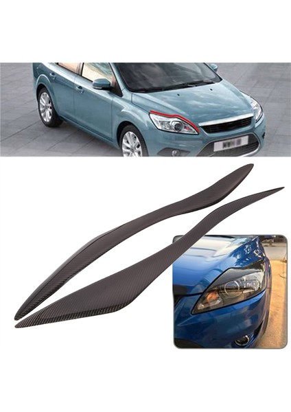 Ford Focus Mk3 2012-2014 Için 2 Adet Araba Far Kaş Kapağı (Yurt Dışından) fırsatları