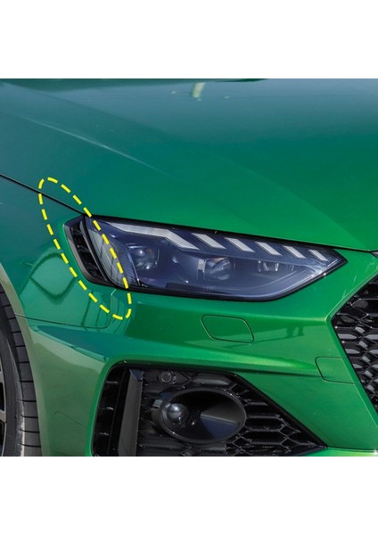 Araba Ön Far Kaşları Çerçeve Dekor Etiket Trim-Audi A3 21 (Yurt Dışından) indirimleri