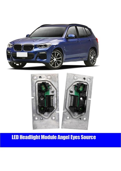 Sağ Far LED Modülü Dönüş Sinyali Angel Eyes Kaynağı 63115A4F772 (Yurt Dışından)