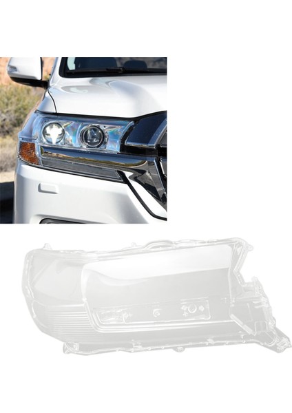 Toyota Land Cruiser 16-18 Için Sağ Far Lens Kapağı Ön Işık (Yurt Dışından) modelleri