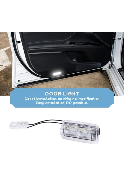 Toyota Land Cruiser Için 2 Adet LED Nezaket Kapı Ampul Beyaz (Yurt Dışından) indirimleri