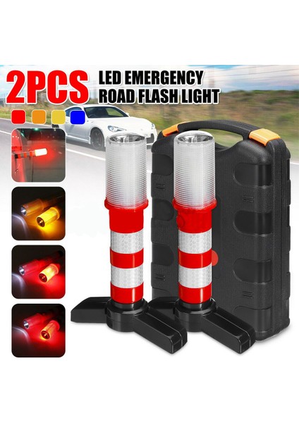 Adet LED Acil Yol Flaş Flare Yol Kenarı Beacon Strobe Uyarı (Yurt Dışından)