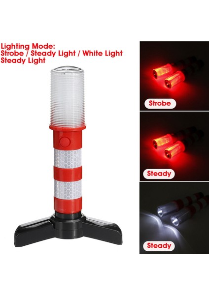 Adet LED Acil Yol Flaş Flare Yol Kenarı Beacon Strobe Uyarı (Yurt Dışından)
