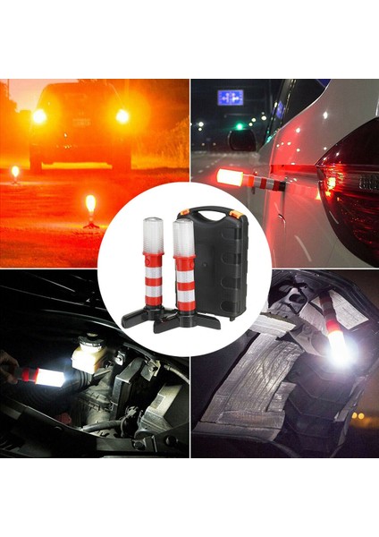 Adet LED Acil Yol Flaş Flare Yol Kenarı Beacon Strobe Uyarı (Yurt Dışından)