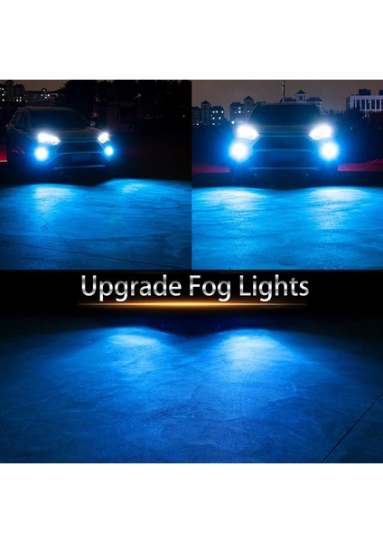 2pcs H8/H11 LED Motosiklet Far 3000LM Mavi LED Sis Farı (Yurt Dışından) fırsatları