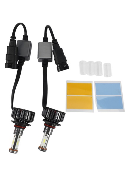 2 Adet V18 4 Yüz 8000LM Csp Araba Far 60W / Aydınlatma Lambası 9005 (Yurt Dışından) modelleri