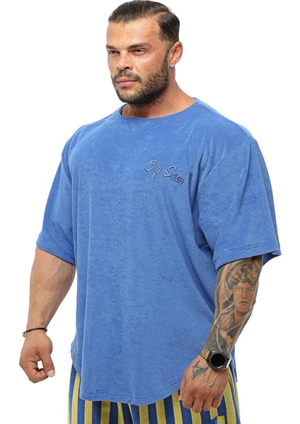 Oversize Nakışlı Havlu Rag Top T-Shirt Bgsm 3344 fırsatları