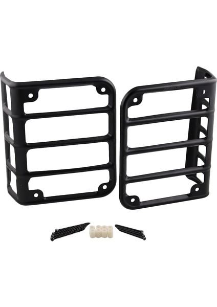 Arka Kuyruk Işık Korumaları Jeep Wrangler Jk Mat 07-17 (Çift) Için Fit (Yurt Dışından)