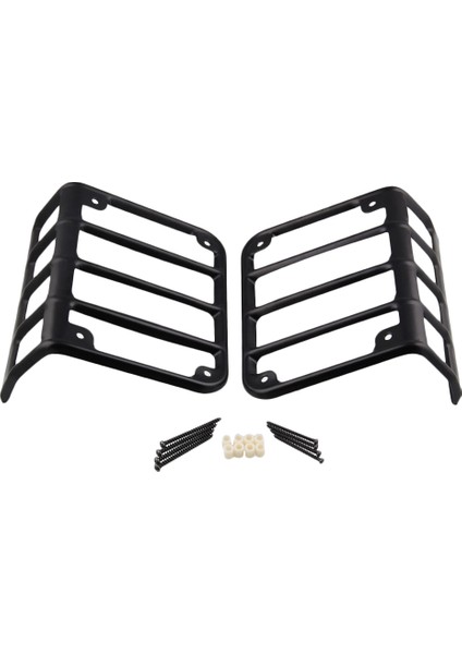 Arka Kuyruk Işık Korumaları Jeep Wrangler Jk Mat 07-17 (Çift) Için Fit (Yurt Dışından) fiyatları