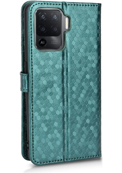 Oppo Case 5g Manyetik Toka Deri Cüzdan Kapak Için Kılıf Geometrik Desen (Yurt Dışından) modelleri