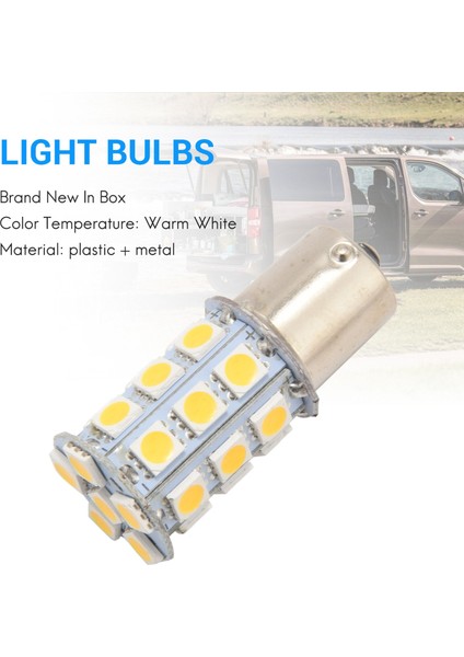 10X Sıcak Beyaz 27 Smd LED Camper Trailer Iç Ampuller (Yurt Dışından)