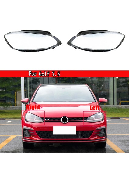 Golf 7.5 2018 2019 Sağ Için Araba Ön Far Lens Kabuk Kapağı (Yurt Dışından) modelleri