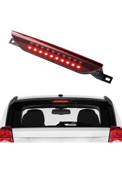 Araba Yüksek Montaj Üçüncü Fren Lambası Durdurma Sinyali Lambası Dodge Durango Kalibre Jeep Pusula Grand Cherokee Için Kırmızı Lamba (Yurt Dışından) indirimleri