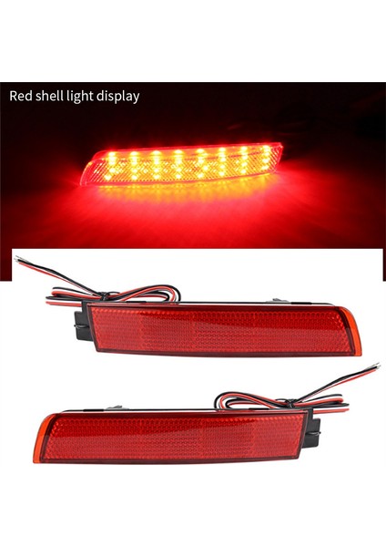 Araba Arka Tampon LED Kuyruk Fren Lambası Yansıtıcı Nissan Juke/murano/infiniti FX35 FX37 FX50 Için Açık Kırmızı Lens (Yurt Dışından) modelleri