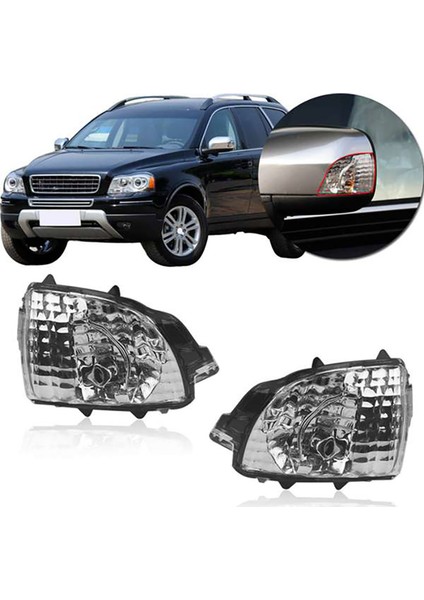 Volvo XC70 XC90 Için Dikiz Yan Ayna Dönüş Sinyali Gösterge Işığı (Yurt Dışından) fiyatları