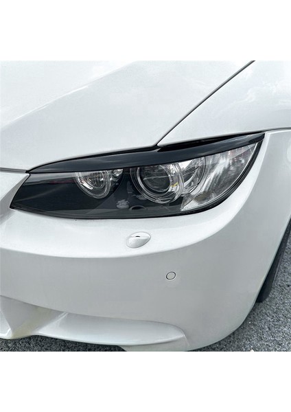 Bmw Için Araba Parlak Siyah Farlar Kaşlar Far Trim Çıkartmalar (Yurt Dışından) indirimleri