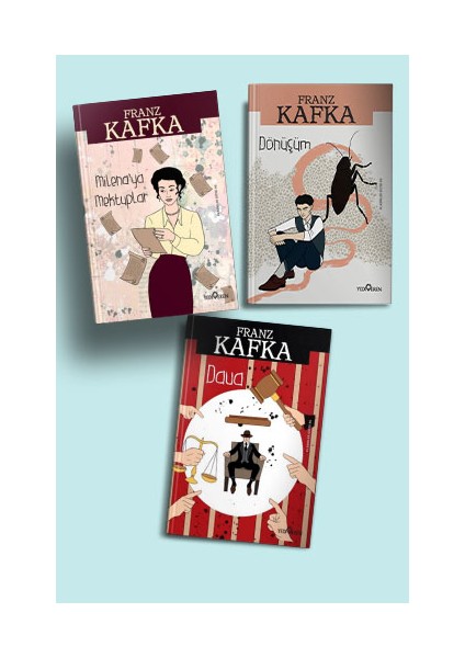 Milena'ya Mektuplar - Dönüşüm - Dava - Franz Kafka - 3 Kitap