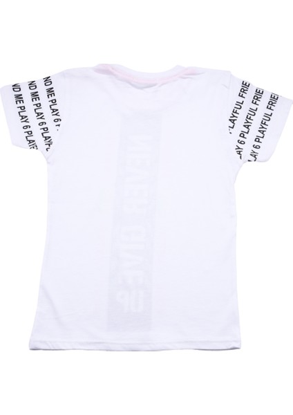 Never Gıve Up Baskılı Erkek Bebek Tshirt Beyaz fiyatları