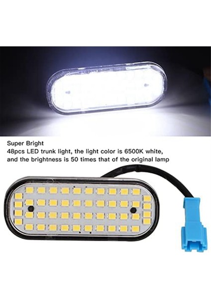 Tesla Için 48 LED Bagaj Işığı LED Pc Abs Tak ve Çalıştır Değiştirme (Yurt Dışından) fiyatları