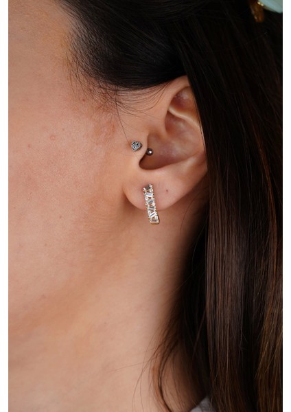 Güzide 14 Ayar Altın Taşlı Halka Küpe fiyatları