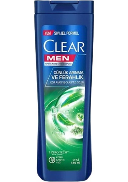Pantene Clear SAMP.350 ml Men Gunluk Arınma Fer.