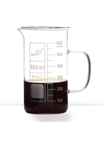 Beher Uzun Form Kulplu 600 ml