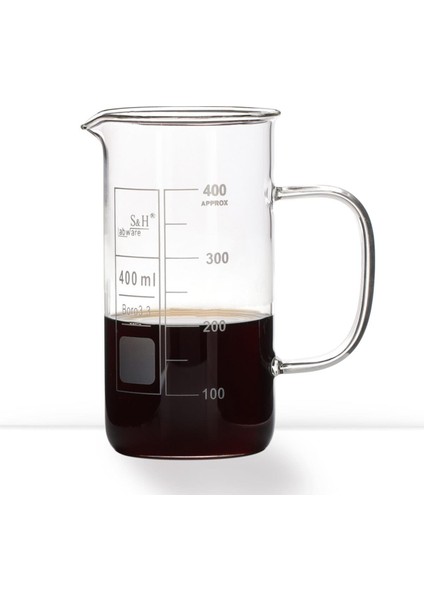 Beher Uzun Form Kulplu 400 ml