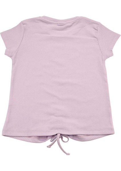 Nakışlı Fitilli Beauty Queen Tshirt Lila fırsatları