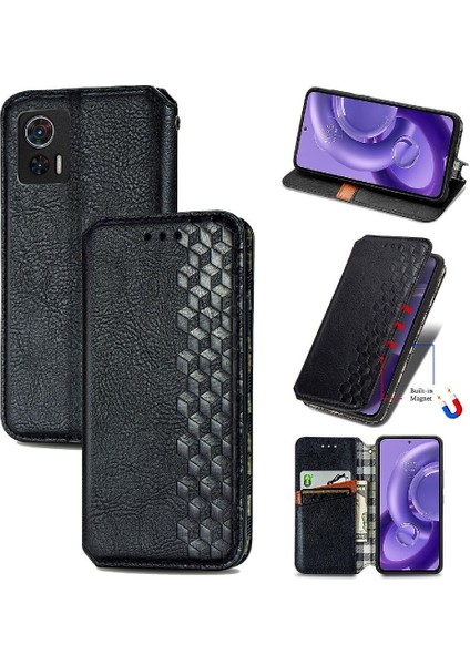 Motorola Moto Kenar 30 Neo Cüzdan Fonksiyonu Için Kılıf Moda Tasarım Flip (Yurt Dışından) modelleri