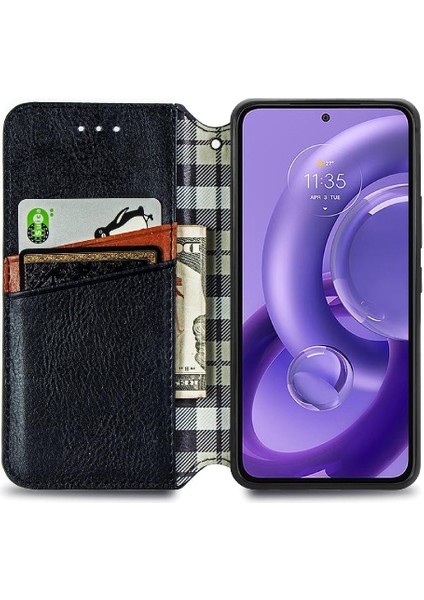 Motorola Moto Kenar 30 Neo Cüzdan Fonksiyonu Için Kılıf Moda Tasarım Flip (Yurt Dışından) fırsatları