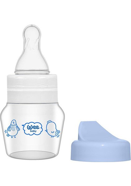 Mini Cam Alıştırma Bardağı Seti 30ml / Mavi