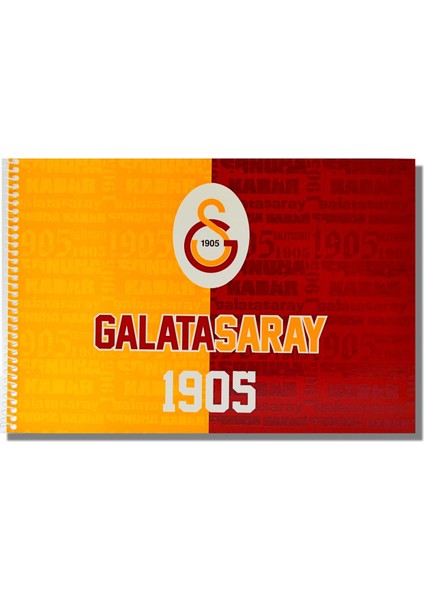 Galatasaray 17X24 15 Yaprak Karton Kapak Spiralli Resim Defteri (463637)