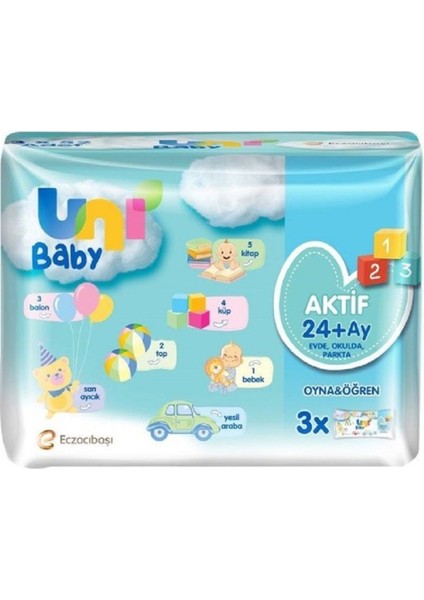 Baby Aktif Oyna Öğren Islak Mendil 24LÜ Paket 52X24 CM(1248 Yaprak) modelleri