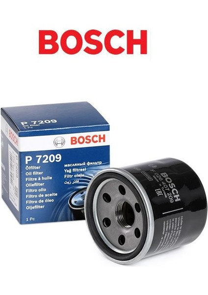 P7209 Yağ Filtre Captur Clio 4 Fluence Laguna 3 Megane 3-4 Dokker Lodgy Duster 1-2 1,6 2,0 F026407209