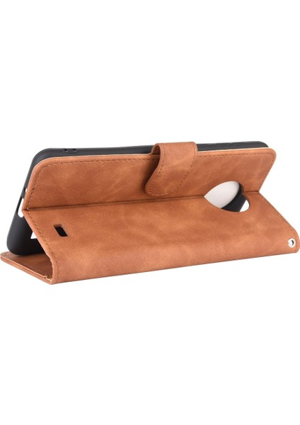 Kart ile Oukitel C19 Tam Koruma Deri Folio Flip Case Için Kılıf (Yurt Dışından) modelleri