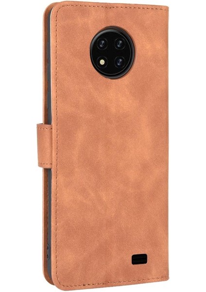 Kart ile Oukitel C19 Tam Koruma Deri Folio Flip Case Için Kılıf (Yurt Dışından) fırsatları