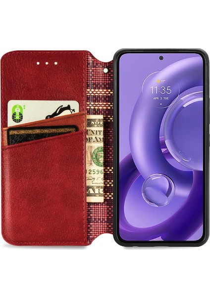 Motorola Moto Kenar 30 Neo Cüzdan Fonksiyonu Için Kılıf Moda Tasarım Flip (Yurt Dışından) fırsatları