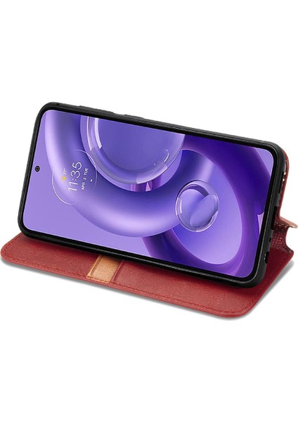 Motorola Moto Kenar 30 Neo Cüzdan Fonksiyonu Için Kılıf Moda Tasarım Flip (Yurt Dışından) indirimleri
