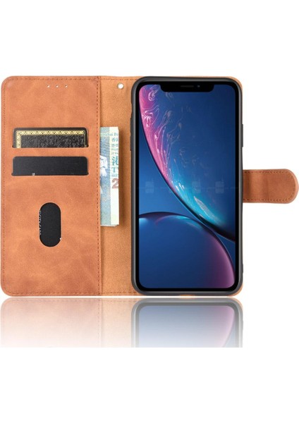 Iphone Xr Kart Ekleme Deri Folio Flip Case Tam Kapak (Yurt Dışından)