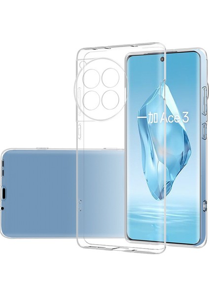 Oneplus 12R 5g Tpu Şeffaf Hassas Lens Kesimli Telefon Kılıfı (Yurt Dışından)
