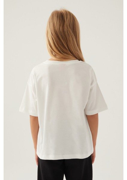 Kız Çocuk Krem Tshirt indirimleri