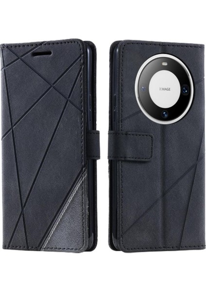 Huawei Mate 60 Için Kılıf Pro Pu Deri Darbeye Cüzdan Flip Folio Kart (Yurt Dışından)