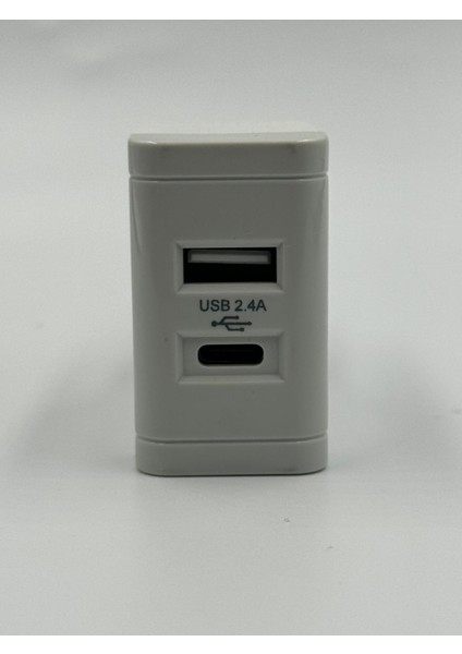 Usb+Type-C Fiş Adaptör 2,4A