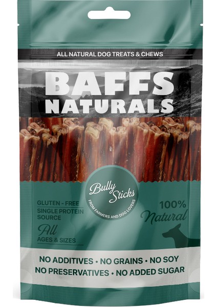 Baffs Naturals Dana Kamış %100 Doğal Çiğnemelik Köpek Ödül Maması 100 gr